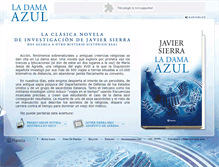 Tablet Screenshot of ladamaazul.com